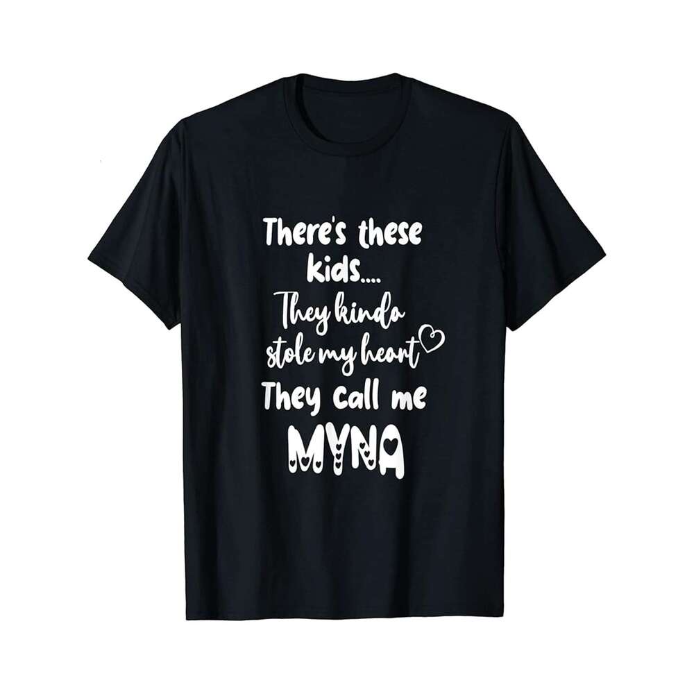 Designer T shirt Italy Italian Grandma Grandmother These Mens Call Me Myna - 220g Tshits