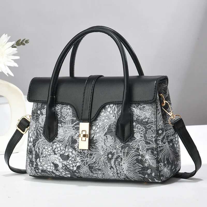 Women's Handbag New European And American Square Simple Retro Fashion Portable Shoulder Bags Messenger Bagtote Bag Bolso Mujer