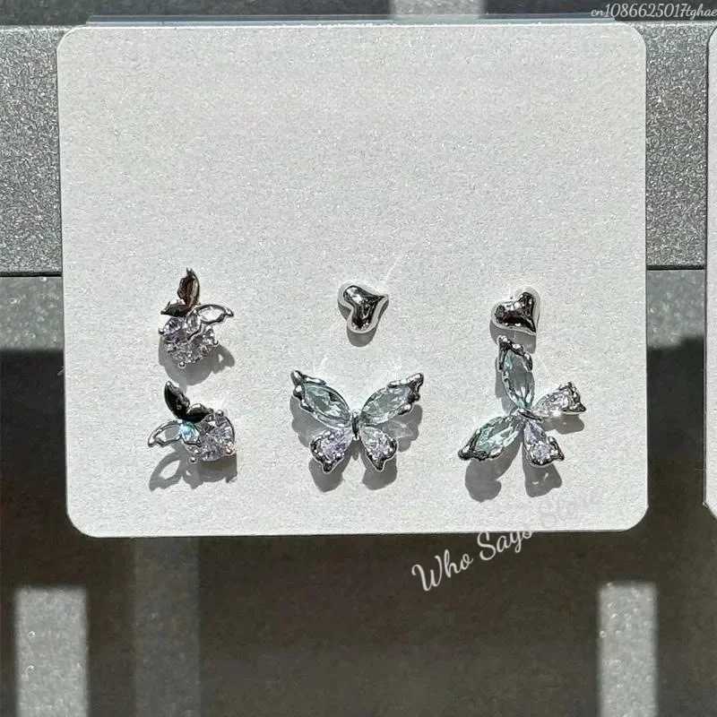 6pcs Set Earring Silver Color Star Dangle Earrings Vintage Metal Geometric Drop Earring for Women Fashion Trendy Y2K Jewelry Z250408