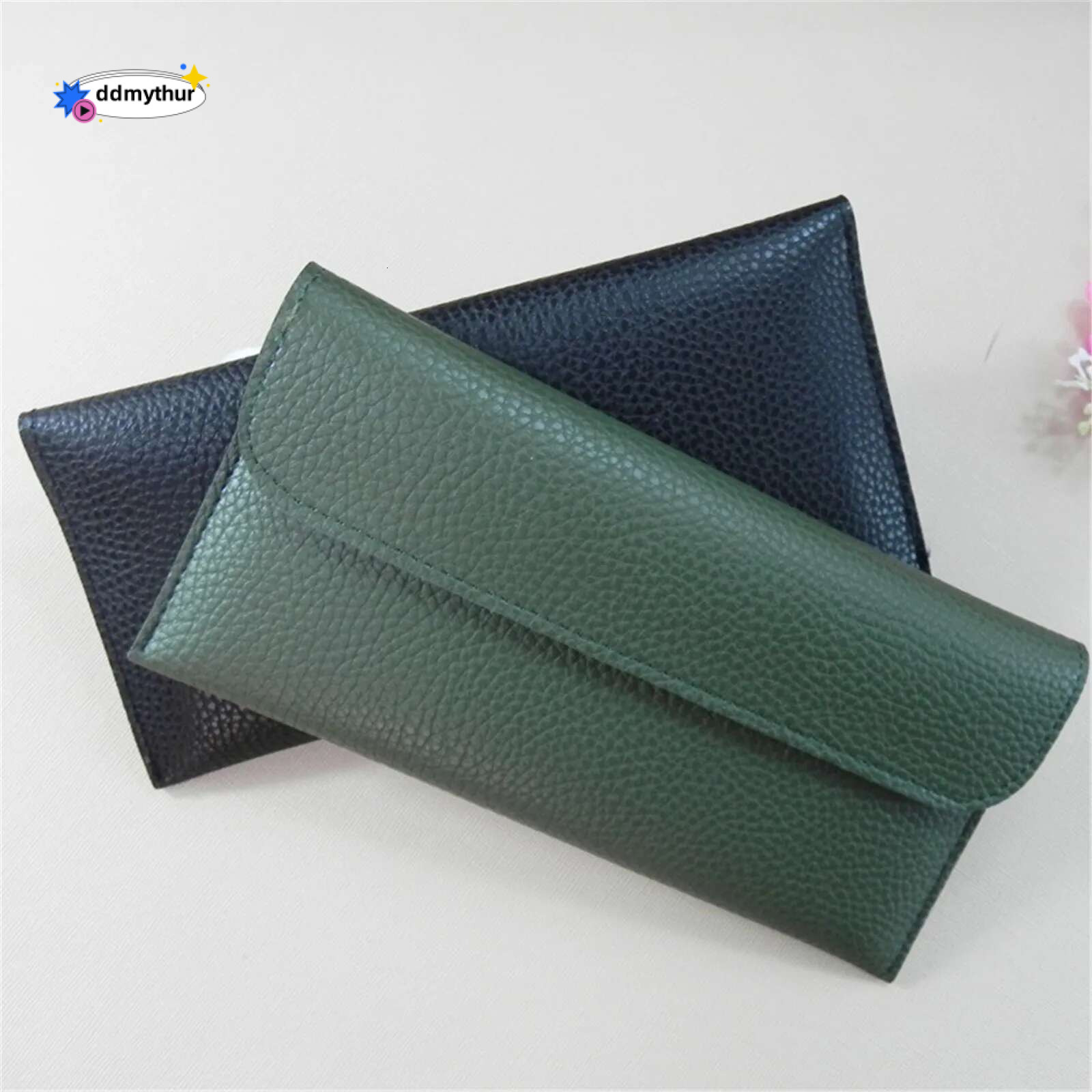 Women PU Leather Long Wallets Large Capacity Fashion ID Credit Card Holder Portable Money Bag Coin Purses ddmythur