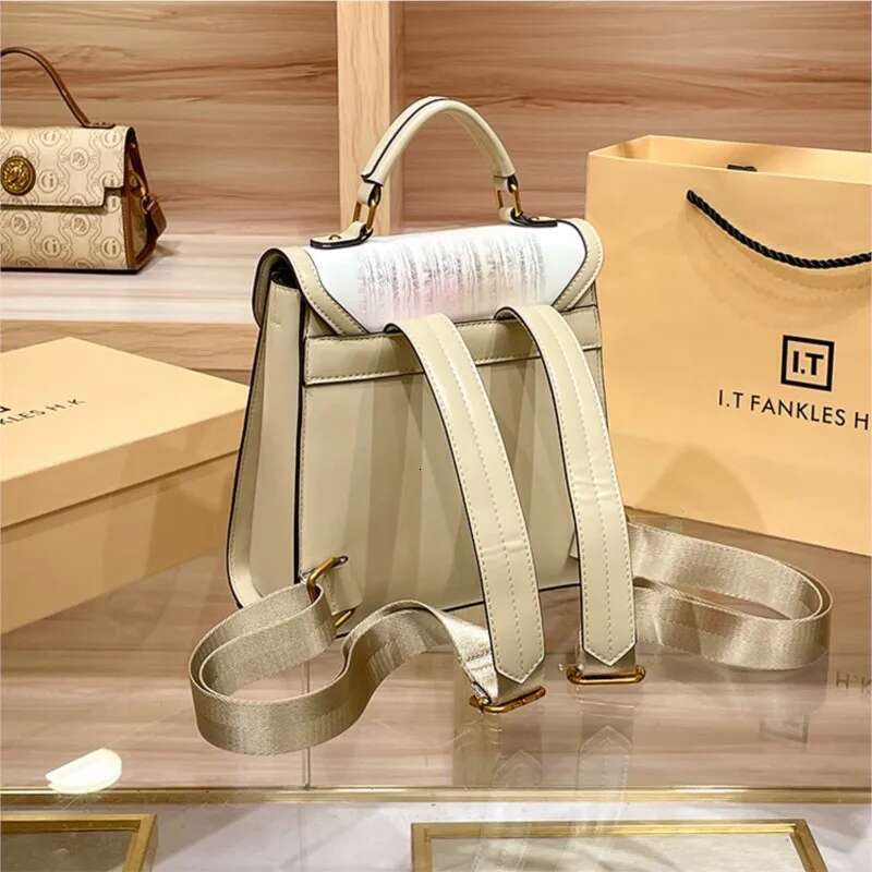 Women's Bags Brand genuine leather shoulder bag for women's 2024 new summer high-end fashion travel small backpack, handbag