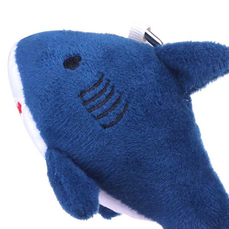 11cm Cute Simulated Shark Plush Pendant Toy Soft Cartoon Whale Filled Doll Backpack Keychain Bag Pendant Childrens Birtay GiftXJ250409