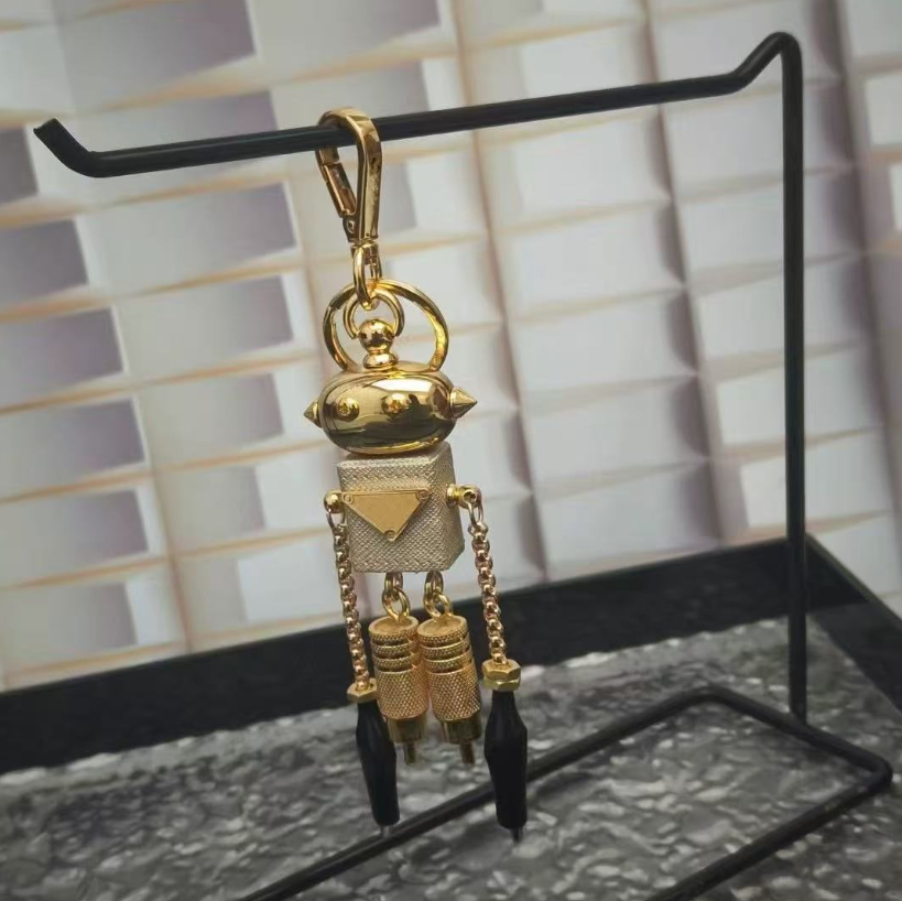 Originality Robot keychain bag charm designer bag charm multi-purpose Woven rope screw pendant designer keychain for men women gifts Backpack pendant car pendant