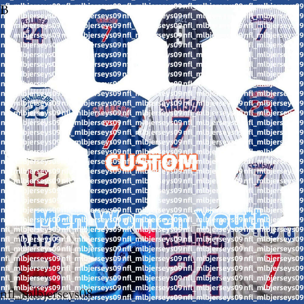Custom MLB Cubs Baseball Jersey 7 Dansby Swanson 24 Cody Belger 27 Seiya Suzuki 2 Nico Hoerner 8 Ian Happ 23 Ryne Sandberg 72 Javier Assad 4 Pete Crow-Armstrong nnk