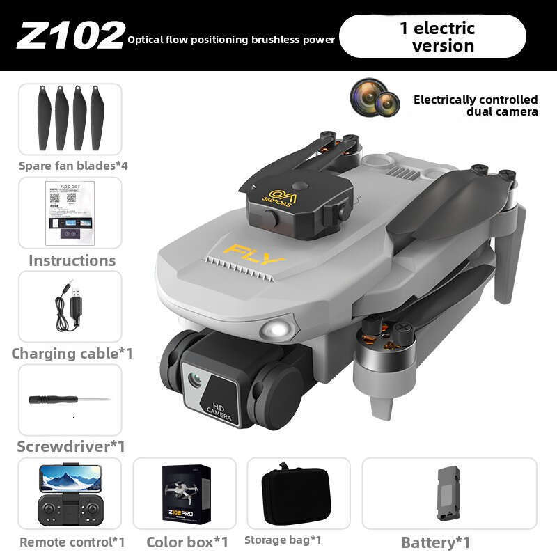 2025 New Z102 Drone 8K Long Endurance Obstacle Avoidance Remote Control Aircraft HD Aerial Photography Brushless Training Flight Toy