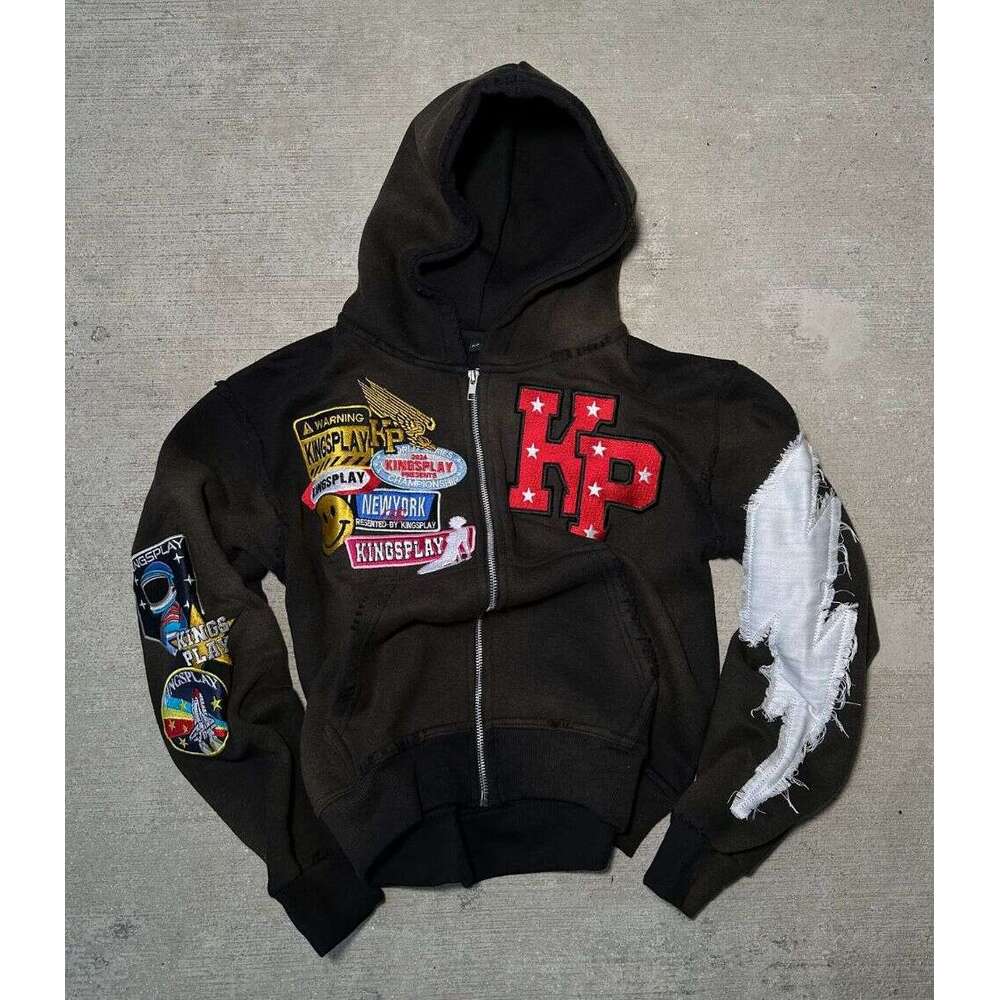 new autumn casual cute American trend 3D digital printed hoodie cardigan hooded gift for man