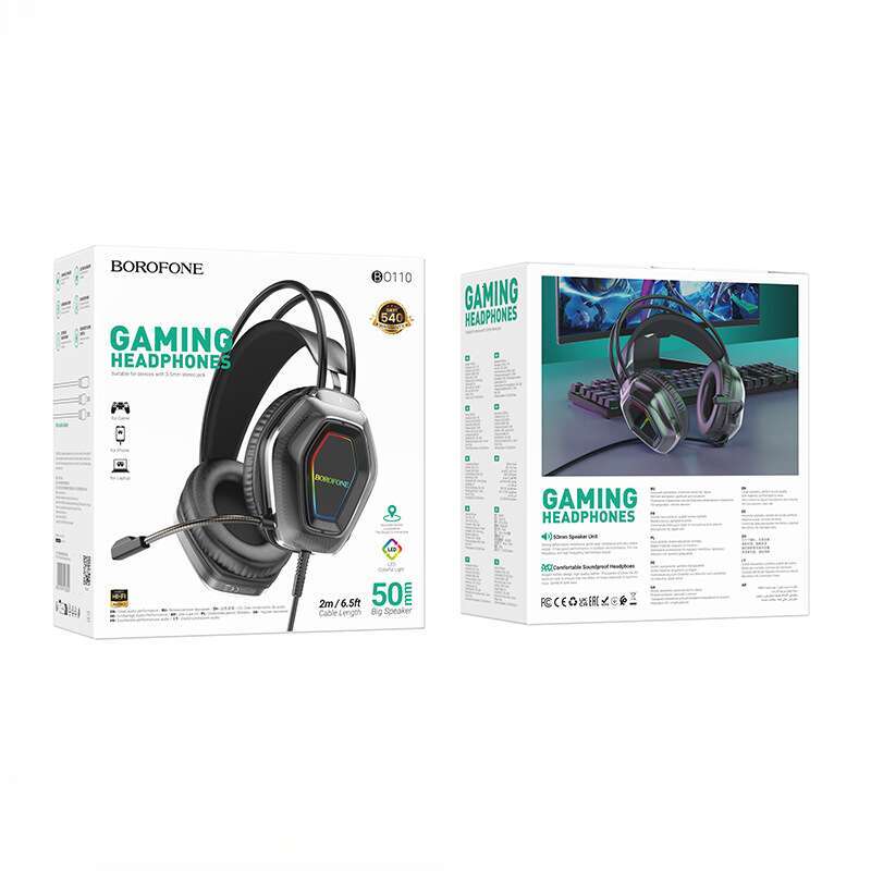 BO110 new headset gaming headphones High sound quality laptop headphones with cable