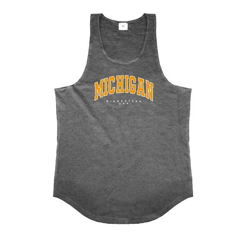 Summer Cotton Breathable Fitness Gym Clothing for Men Fitness and Muscle Underwear Sports and Leisure Tank TopXJ250409
