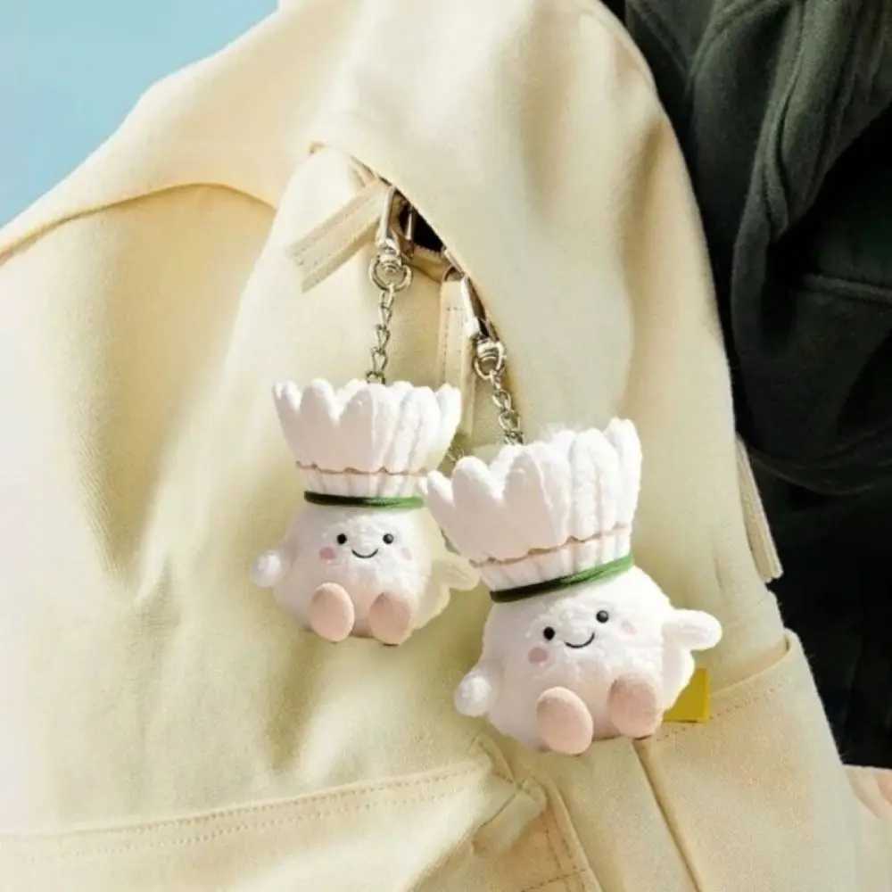New Creative Badminton Keychain Fur Cute Plush Doll Fun Toy Soft Bag Decorative Pendant Friend GiftXJ250409