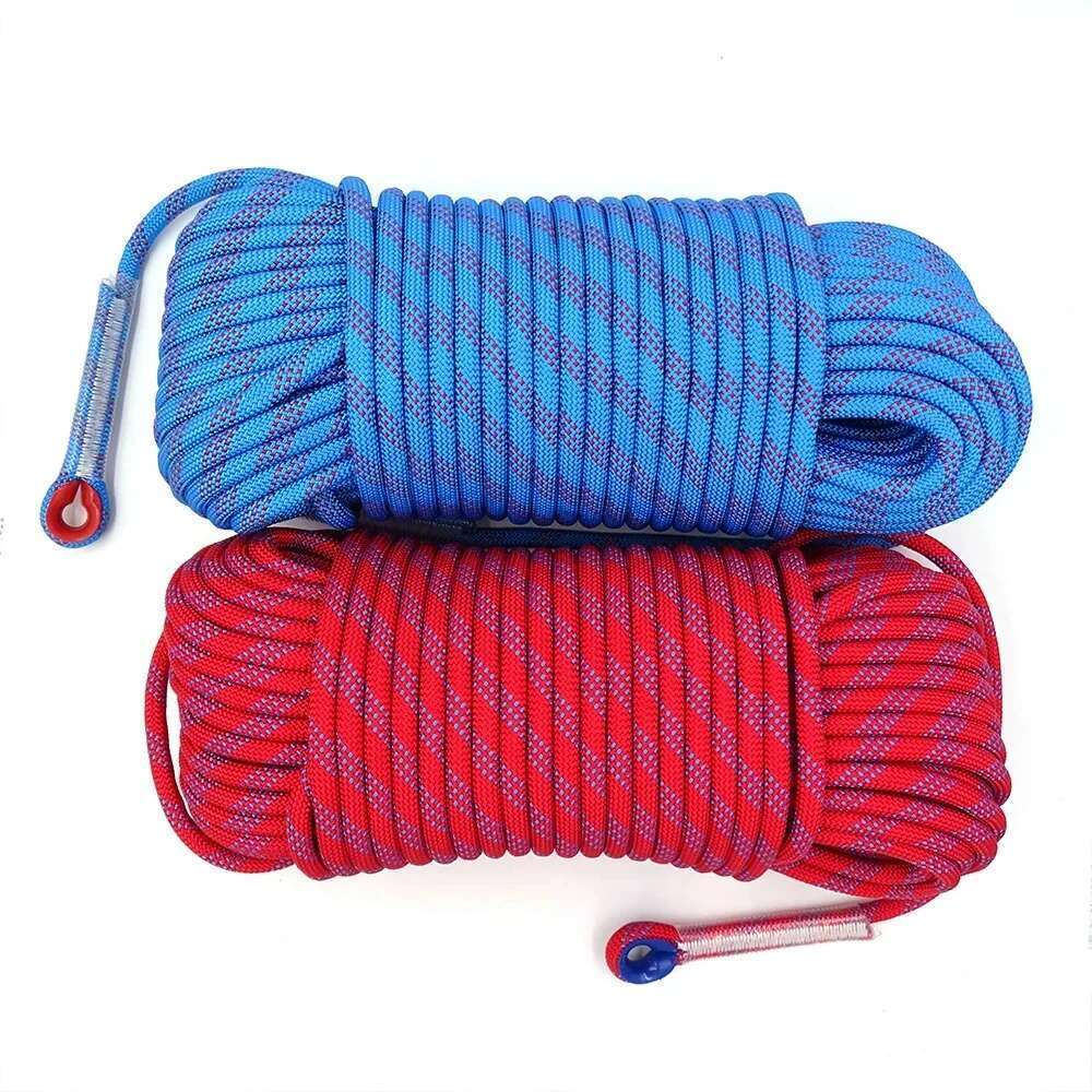 Thickened 10mm,10/20/30/50M Safe climbing Static rock Climbing rope Outdoor survival Fire escape Car rescue
