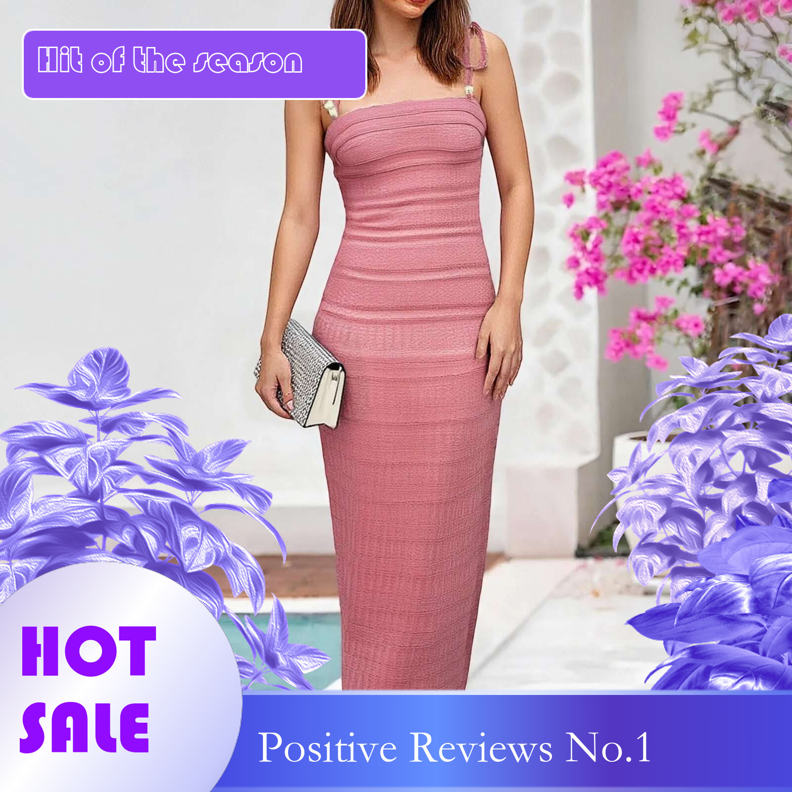 Dongdumaoyi Women S Summer Spaghetti Strap Sleeveless Bodycon Backless Textured Wedding Guest Cocktail Dress With Sleeves For