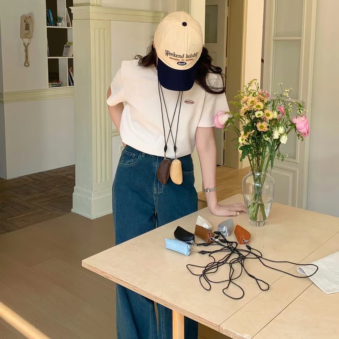 New Mini Change Bag Portable Simple Fashion Versatile Leather Shoulder Bag