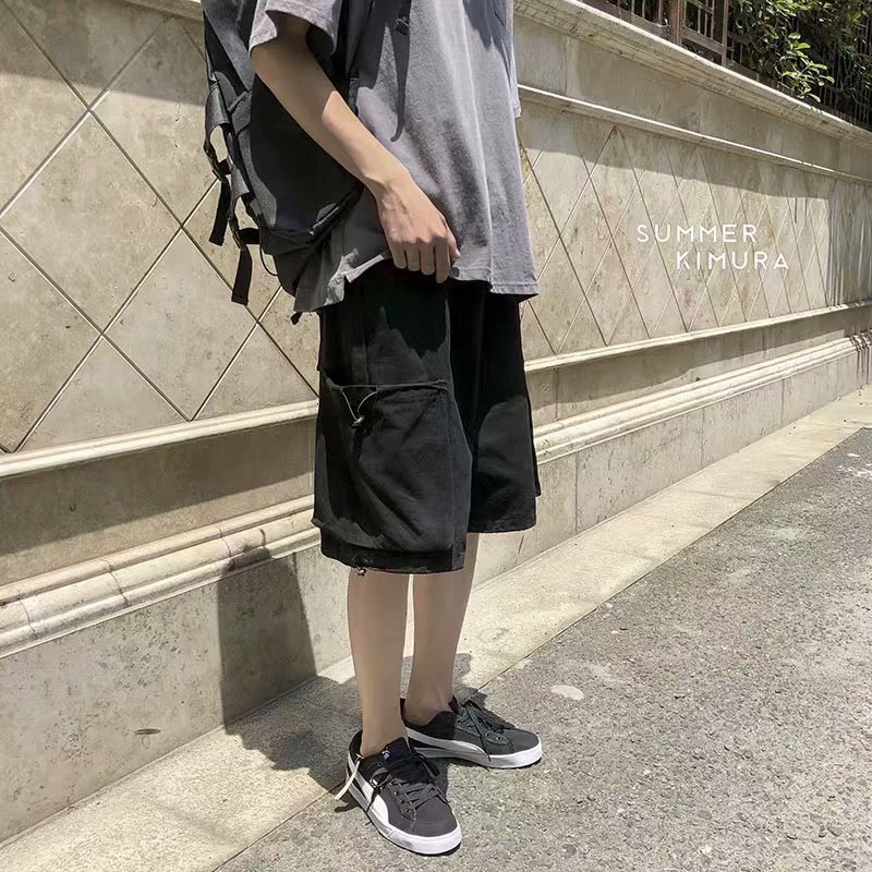 2025 New Designer Men Shorts Men And Women Short Couple White Half Sleeved Loose Textured T-Shirt Workwear Five Quarter Shorts Set Summer