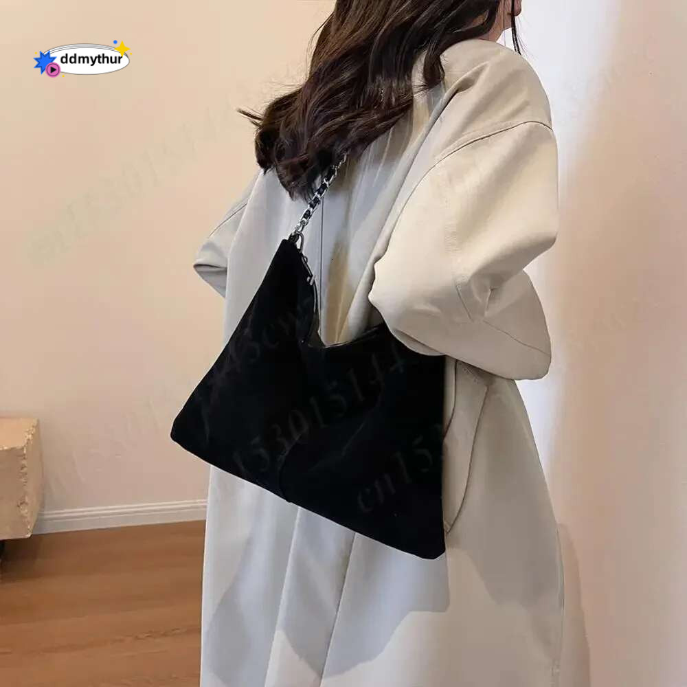 Women Suede Shoulder with Inner Pocket Crossbody Zipper Closure Hobo Bag Handbag Trendy Clutch Purse for Work Travel ddmythur
