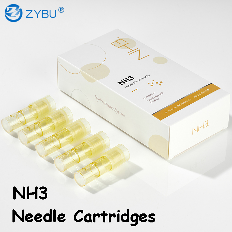 Dermapen UM7 UM8 M10 M20 Needles Cartridges NH3 20Pcs 12 Pin Nano Round Silicon Derma Pen Microneedling Consumables Face MTS Tips Mesotherapy Heads 3M