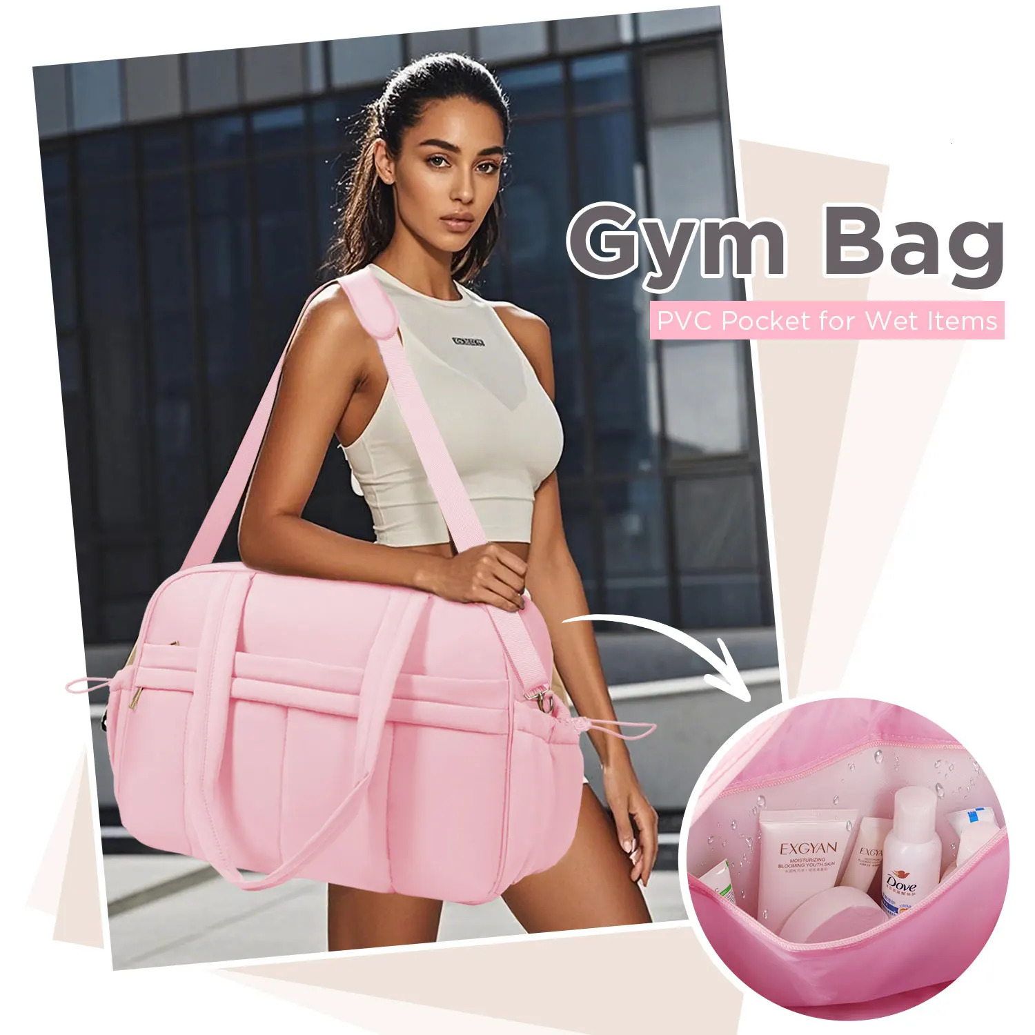 Weekend bedding travel luggage bag large inflatable gym weekend exercise carry plane with you 250408