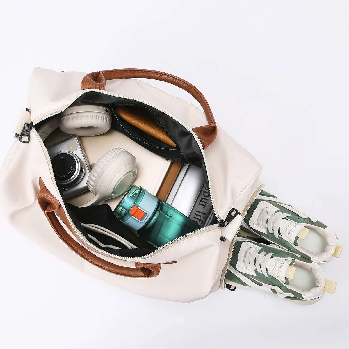 Foldable Travel Tote Large Capacity Fiess Lightweight Delivery Storage Travel Duffel Bag