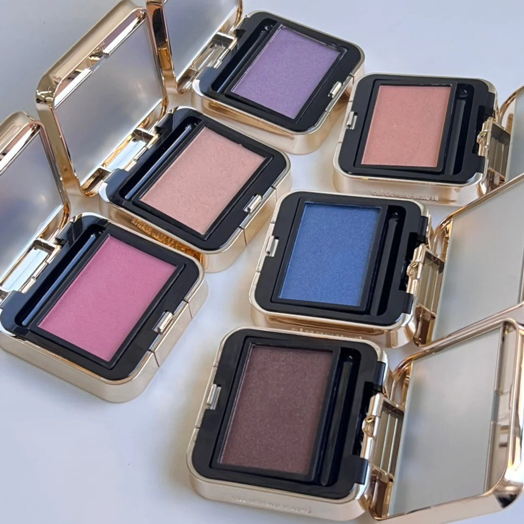 Palette de fards à paupières 4G à une seule couleur - miroitement mat, 6 couleurs (101 rose / 102 Ocean Dawn / 103 Pearl brillant / 104 Bleu prof
