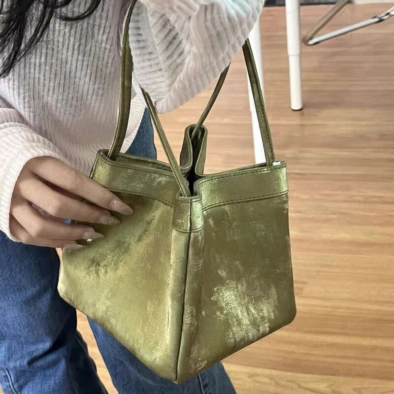 Free Custom Name Mini Bucket Bags For Women Designer Handbag Purse 2024 New In PU Gradient Color Hanging Tassels Shoulder