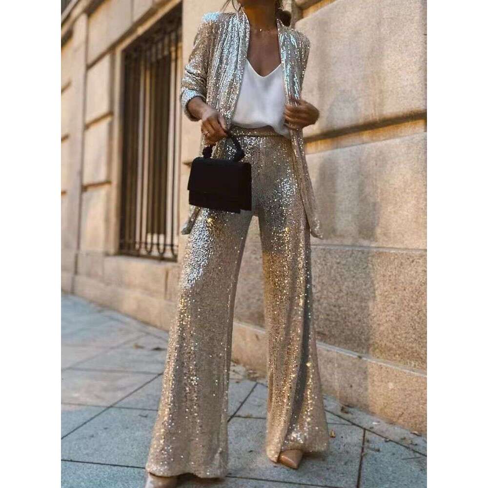 Women's Clothing High-end Sequin Suit Fashionable Design Jacket Bestseller Elegant