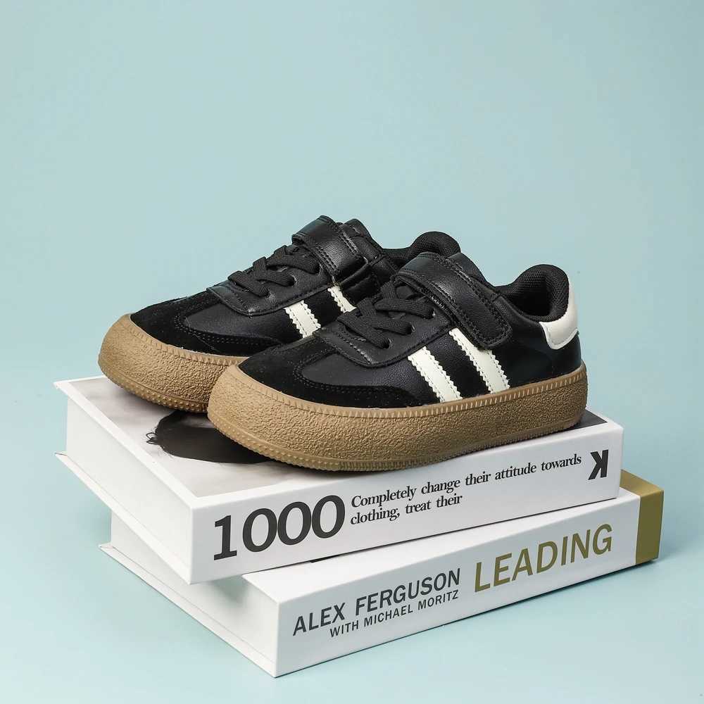 Childrens sports shoes boys and girls training shoes spring/summer boys sports leather breathable board girls casual shoes X250409
