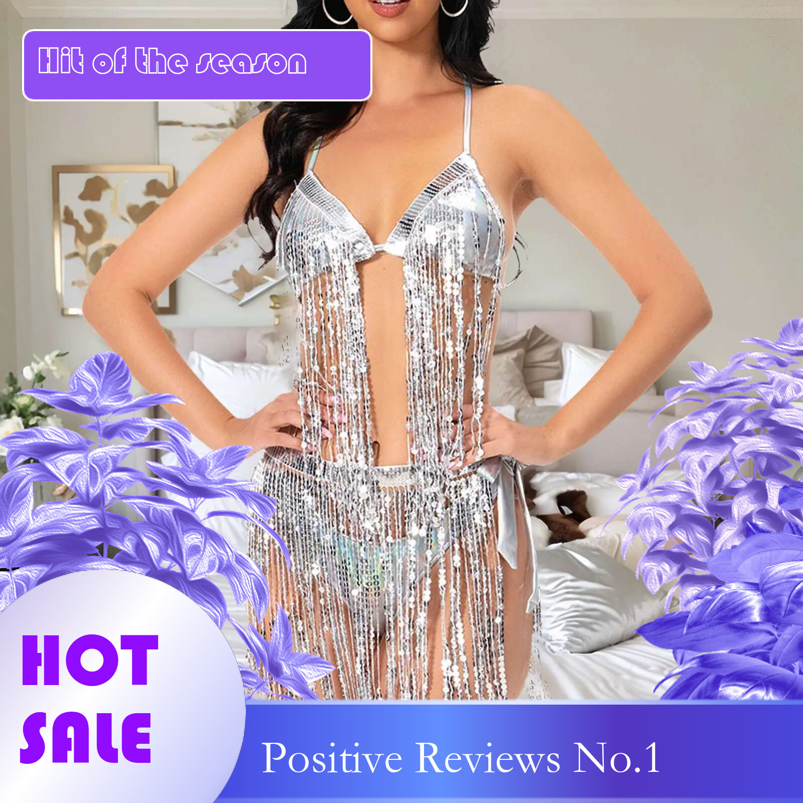 Dongdumaoyi Women S Shiny Bikini Set Exquisite Latin Dance Dress Sexy Tassels Sequins Nightclub Samba Dancewear Belly Suit