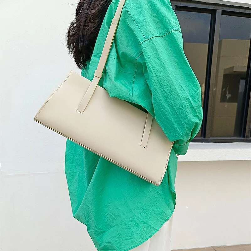 Donna-In French Fashion Women Shoulder Underarm Bag Split Leather Red Ladies Soft Handbag 2023 Autumn New