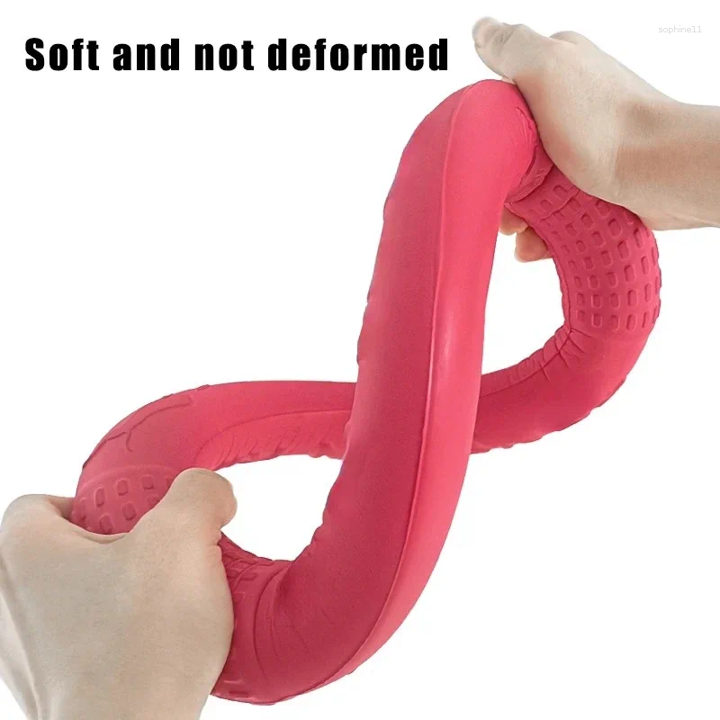 Update Dog Toys Pet Flying Discs EVA Training Ring Puller Resistant For Dogs Floating Puppy Bite Toy Interactive