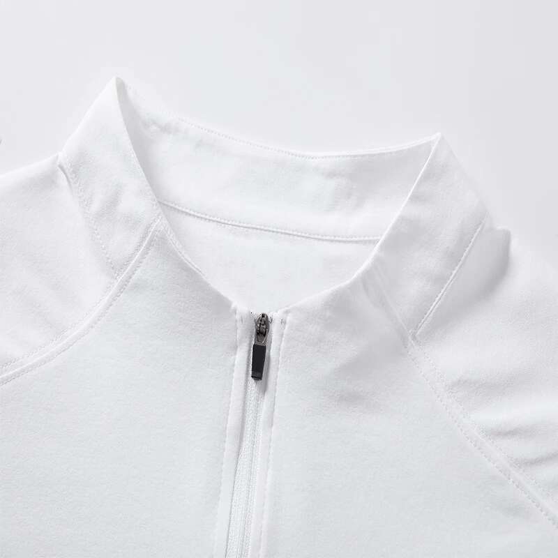 Men's Short sleeved T-shirt Summer Top 2025 New Korean Style Fashion Stand up Collar Zipper Solid Knitted Half Sleeve Tee