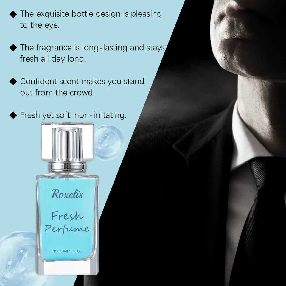 Roxelis 50ml Cologne Pheromone perfume Bergamot Amber Wood Long Date perfume Floral Flavor Flirting Men perfume MistXJ250409