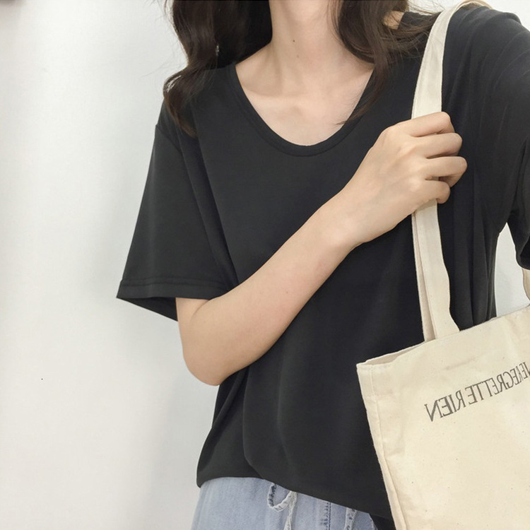2025S Designer Women S T Shirt Summer New Loose Short Sleeved T Shirt Trendy V Neck Student Top Women S Net Red Slimming