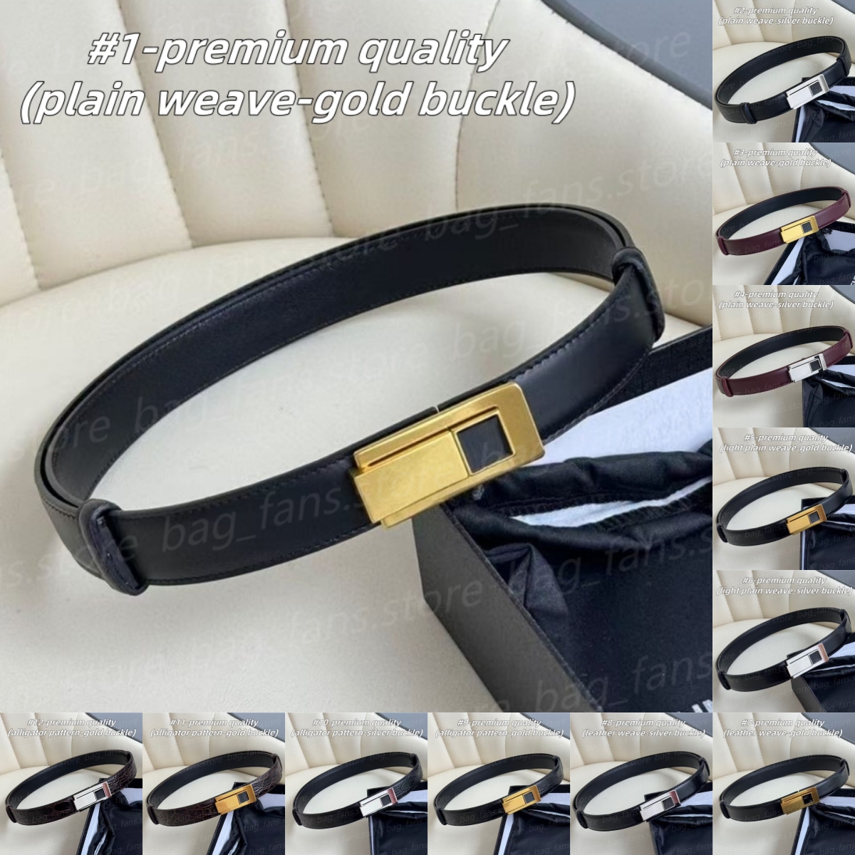 10A Premium Designer Leather Belts Women Fashion Waistband 2.5cm Width Women's Festival Gifts 31045