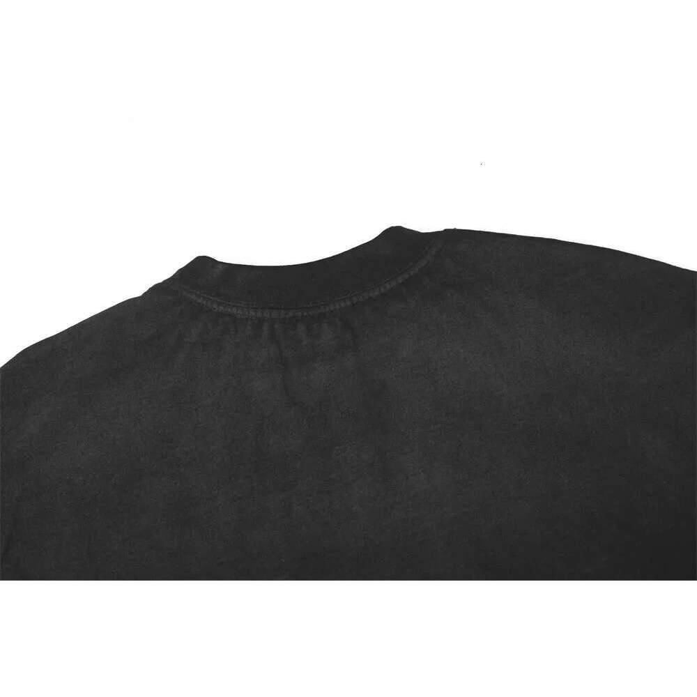Necklace Print Short Sleeve T-Shirt Mens Summer High Street Loose Crew Neck Half-Sleeve Cotton Tee Men Tops