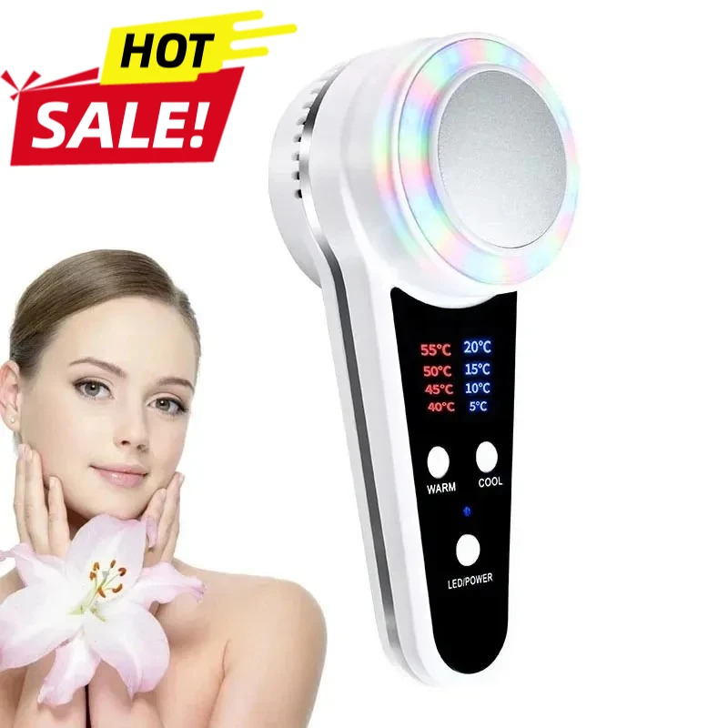 Cryotherapy Face Care Device Cold Hammer Blue Pon Acne Treatment Massager Skin Lifting Rejuvenation Beauty Machine 251106