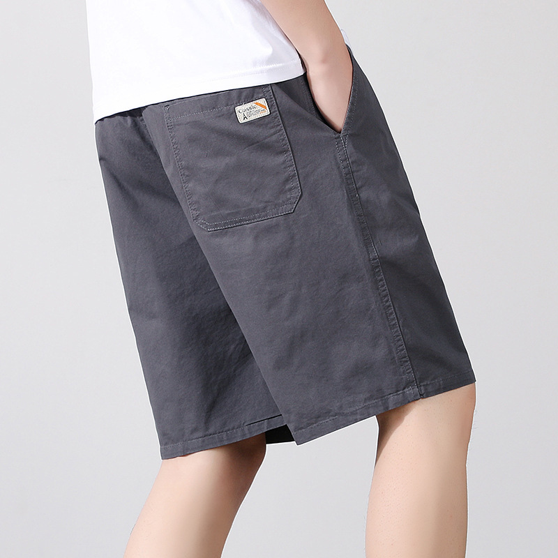 2025 New Designer Men Shorts Zuo Luo Gongzi Shorts Middle-Aged Casual Five Quarter Men's Summer Thin Design Pure Cotton Loose Workwear Mid Length