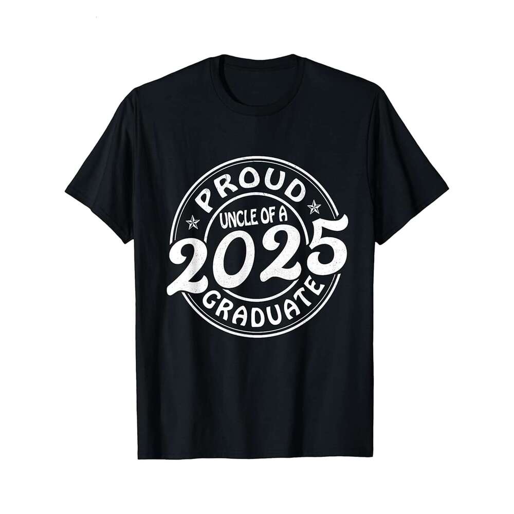 Designer T shirt Proud Tio of a class of 2025 graduate senior graduation - 220g Tshits