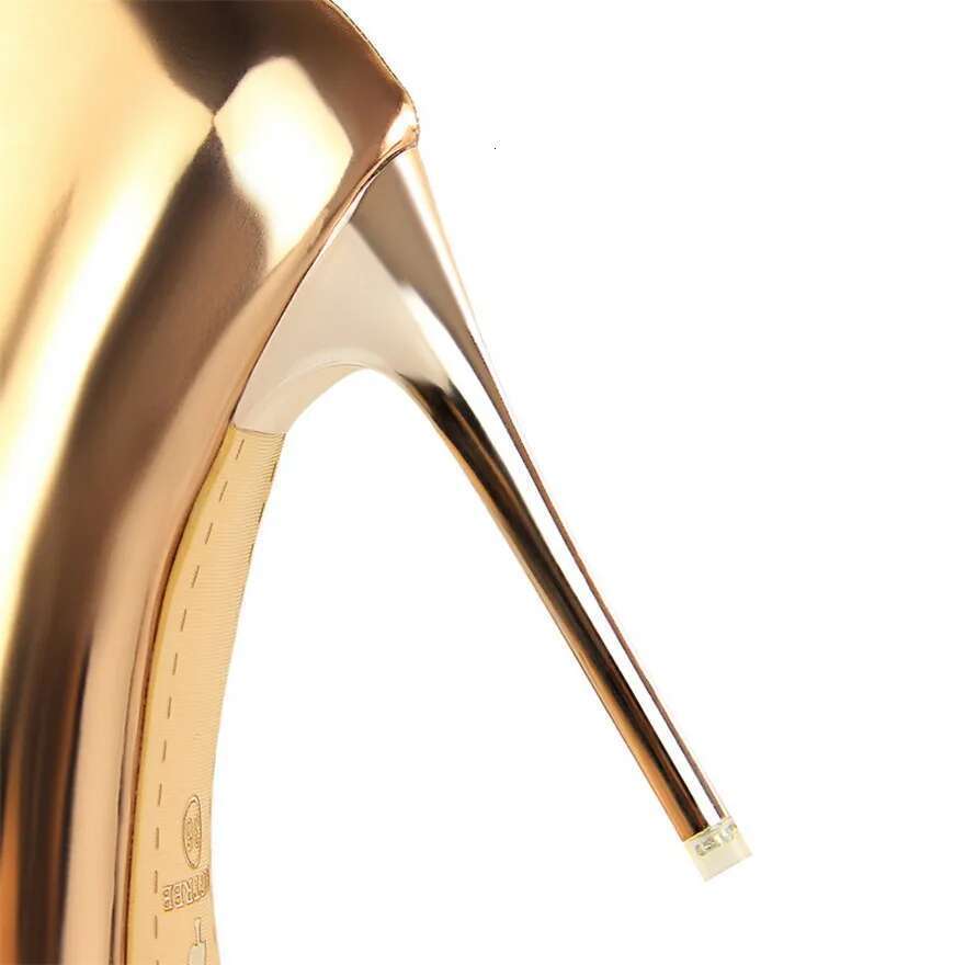 Plus Size 34-43 Patent Leather Office Shallow Fashion Women Pumps Pointed Toe Sexy High Heel Dress Party Shoes Woman