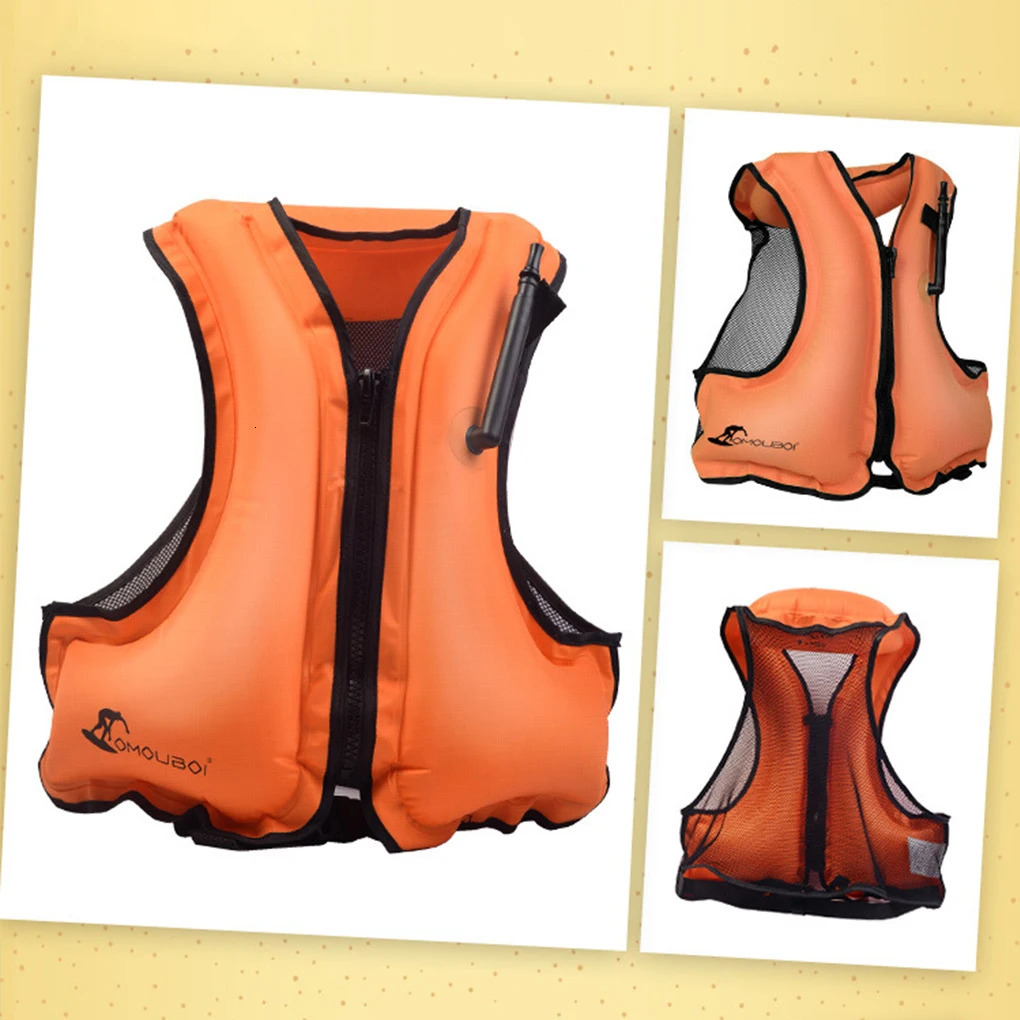 Shoulder strap snorkeling vest surfing safety specially in red for snorkeling 250409