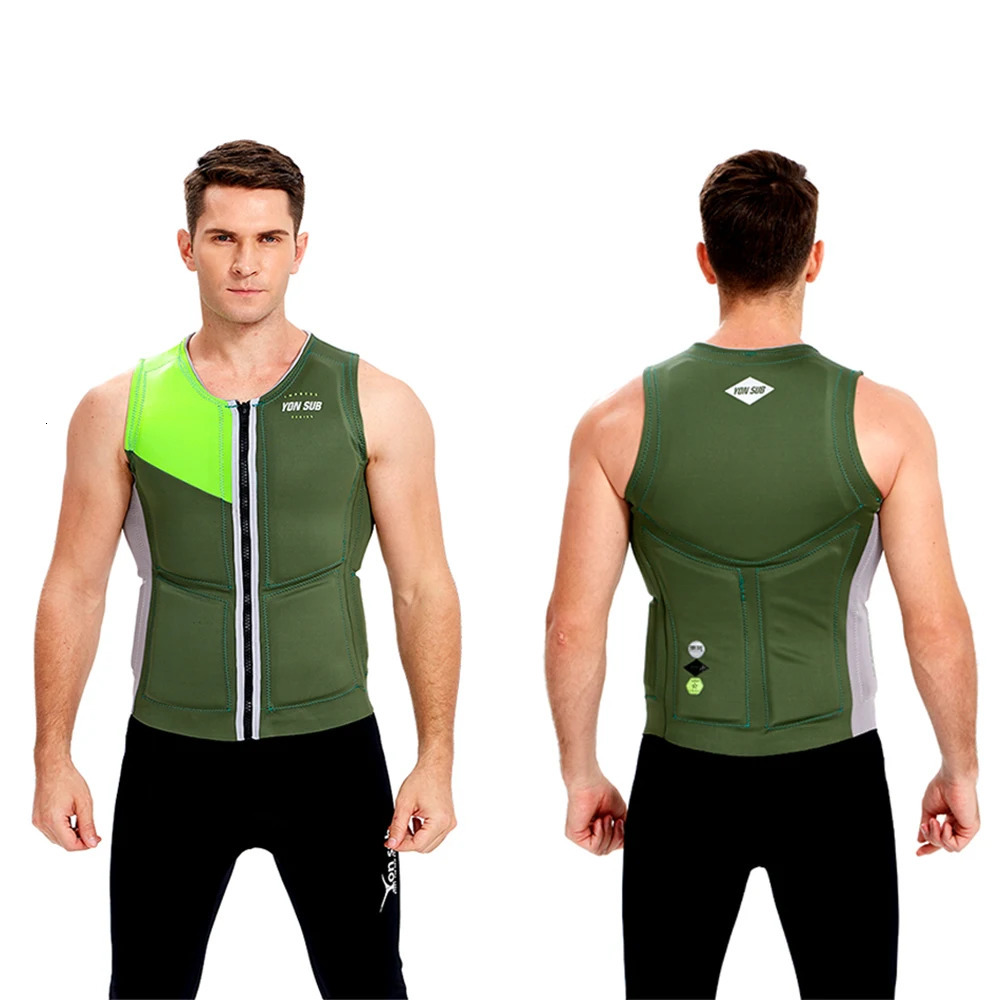 Outdoor inflatable chloroprene rubber life jacket adult safety life vest water sports fishing kayaking swimming drifting tight fitting suit 250409