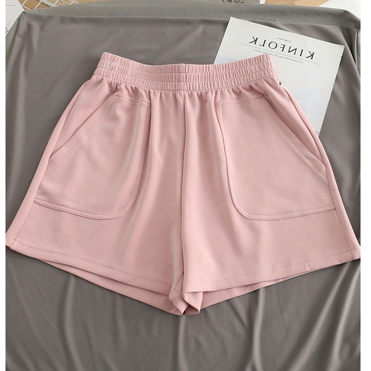2025 New Designer Shorts Silk Smooth Cream Air Layer Wide Leg Home Shorts For Women's Summer And Edition Loose Fitting Thin High Waisted Casual C