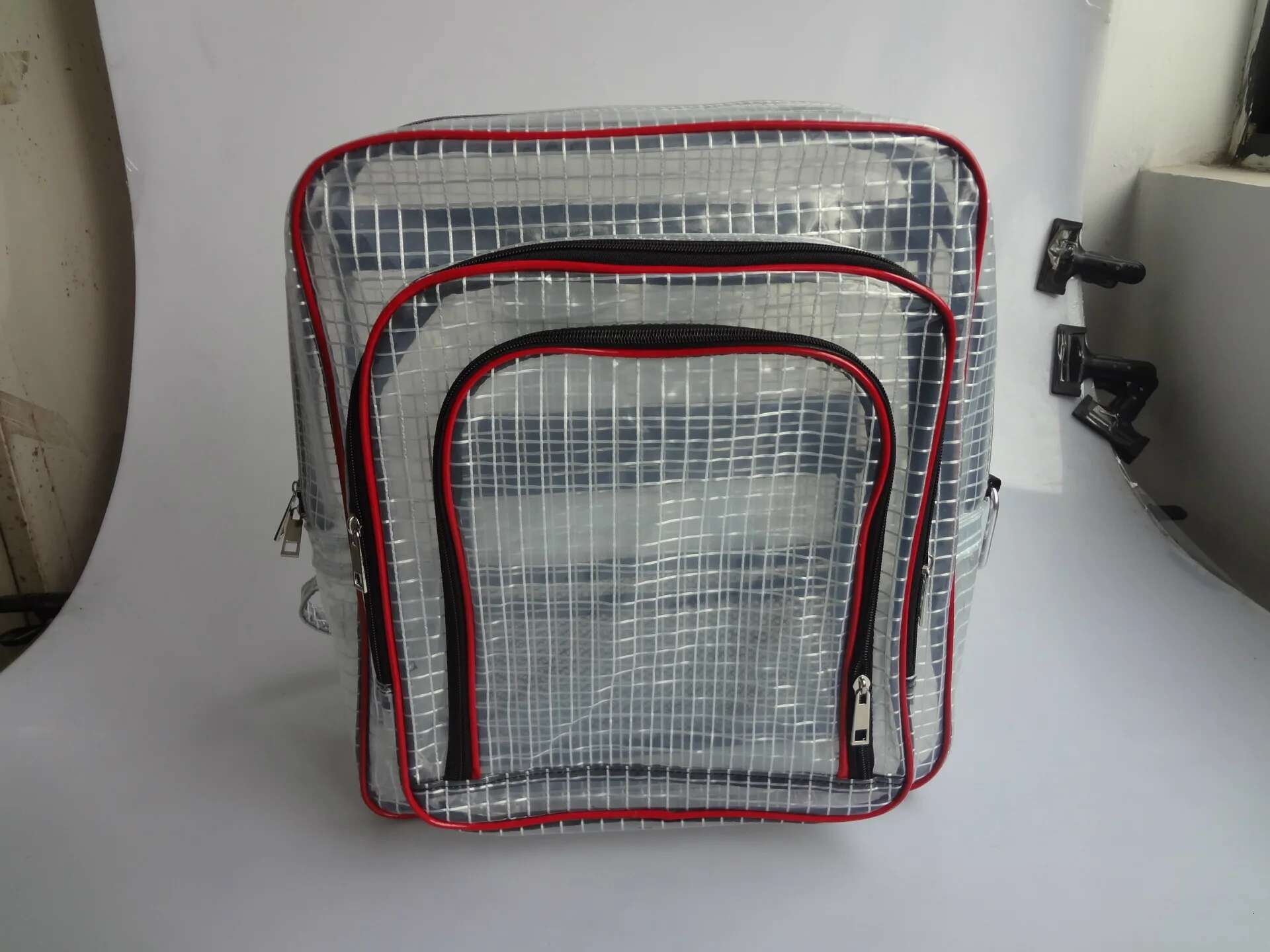 Transparent Dust-Free Clean Backpack, Waterproof Crossbody Bag, Anti-Static PVC Mesh Backpack