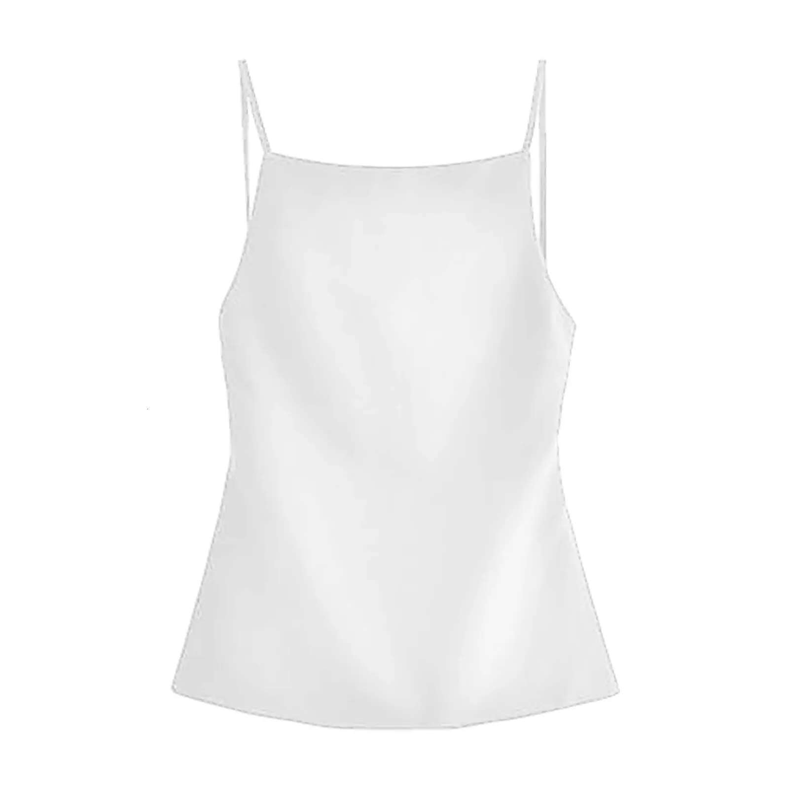 Dongdumaoyi Women S Sexy Sleeveless Spaghetti Straps Backless Solid Fashion Casual Vintage Party Square Neck Camisole Top Women S Tight Underwear