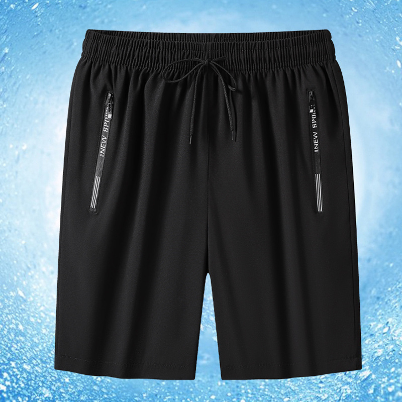 2025 New Designer Men Shorts Shorts Summer New Cool Four Sided Elastic Outwear 5/4 Casual Sports Ice Silk Beach Pants