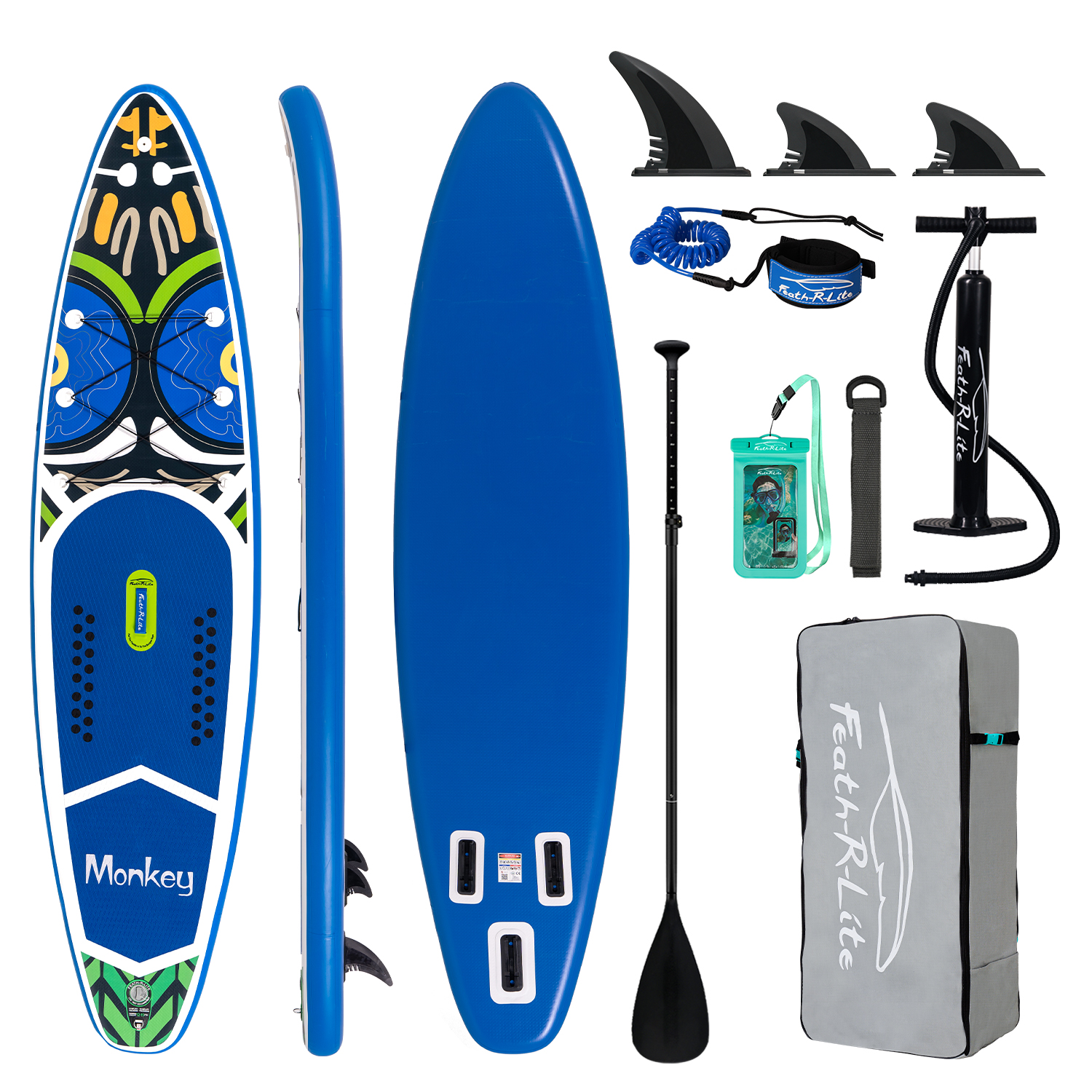 FUNWATER Surfboards Surfboard Paddle Board 335CM stand up paddleboard Padel inflatable Paddle Wholesale 350CM Tabla Surf Water Sports sup