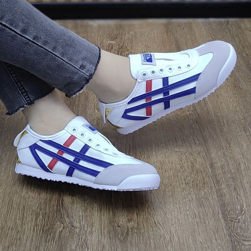 2025 Spring New One Step Canvas Shoes Forrest Gump Shoes Casual Shoes Versatile Lazy Shoes Low Top Shoes Couple Board Shoes