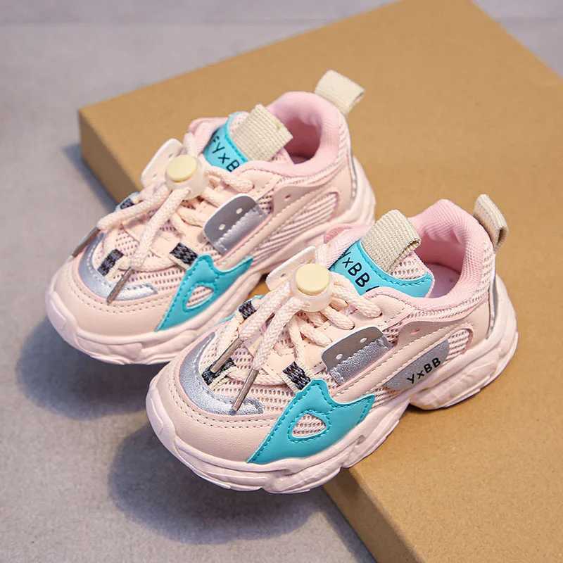1-6 year old boys sports shoes 3-color comfortable and breathable girls sports shoes baby running shoes fashionable childrens baby shoes X250409
