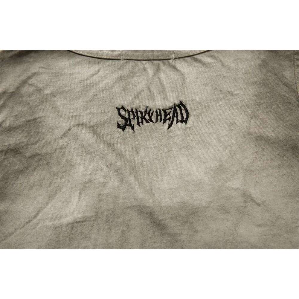 Patch Letter Distressed Tank Top Mens Summer High Street Crew Neck Ripped Loose Sleeveless Singlets Men