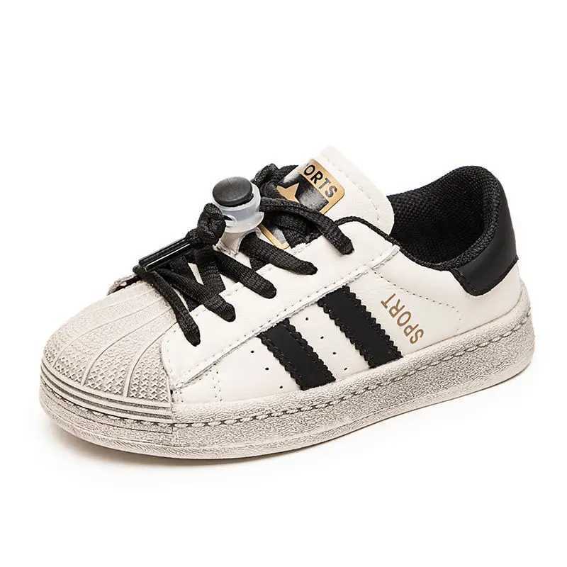 Childrens Shell Top Shoes Spring/Summer New Style Boys and Girls Sports Shoes Lightweight Running Dirty Shoes X250409