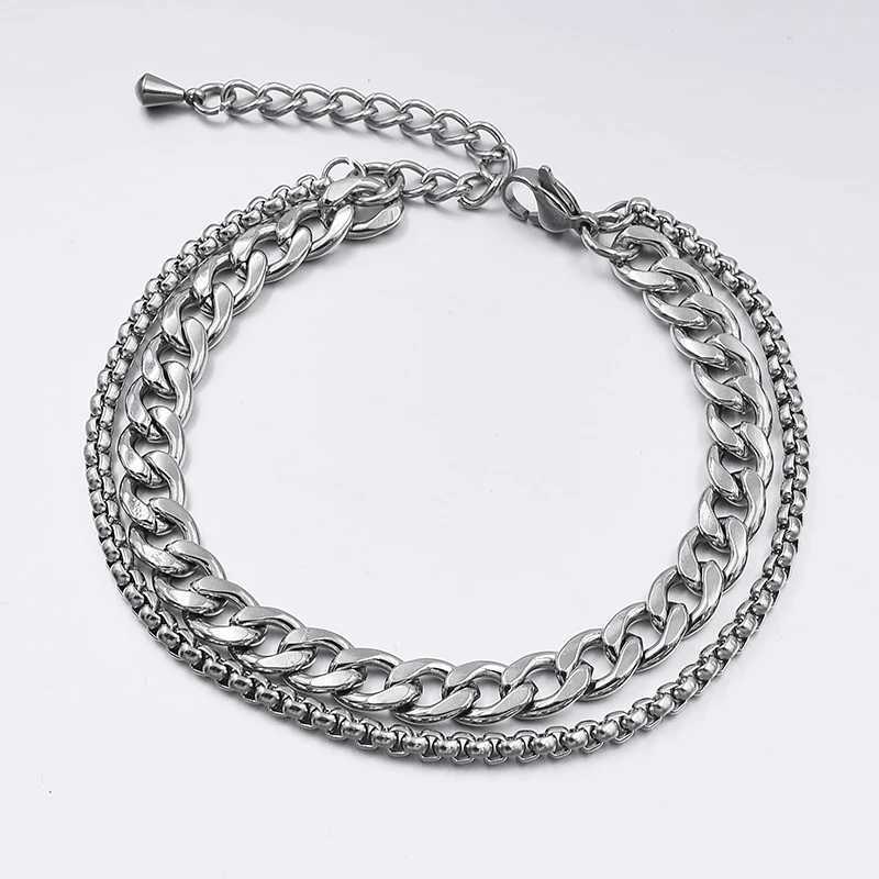 Stainless Steel Anklets For Women Beach Foot Jewelry Leg Chain Ankle Bracelets Men or Women Holiday Accessories 2019 New Z250408