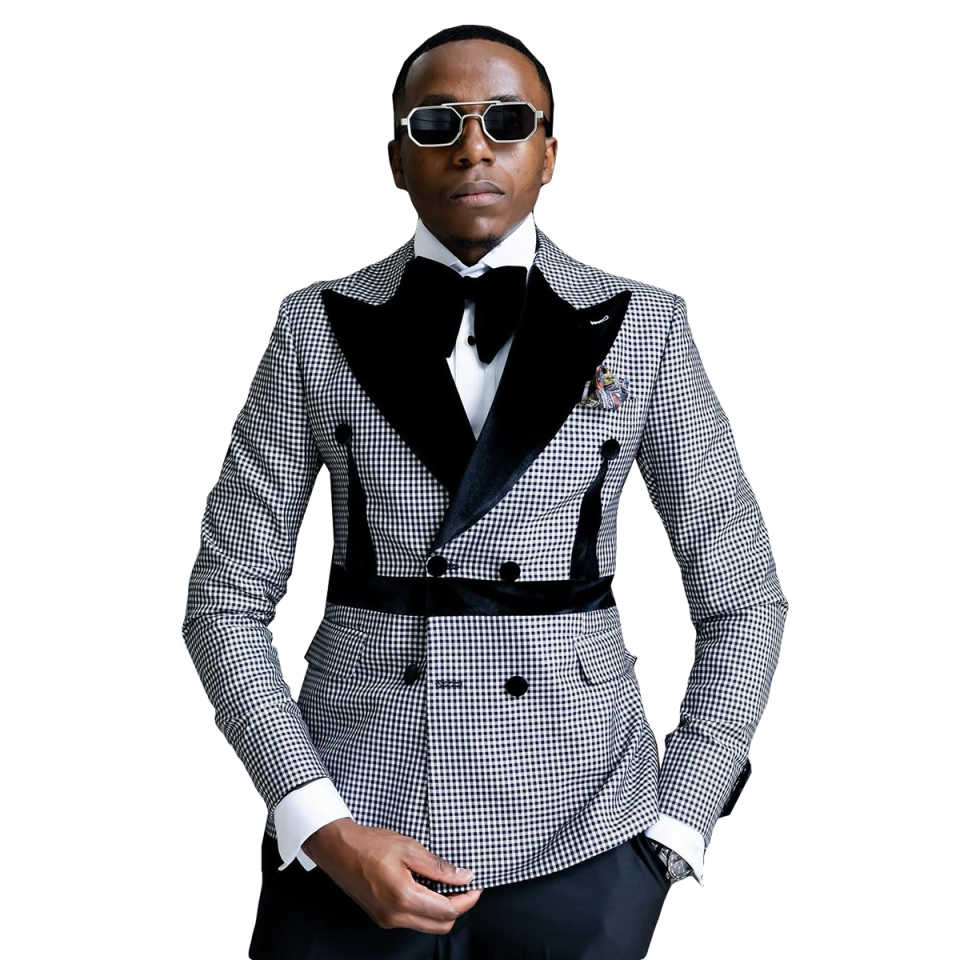 Classic Wedding Men Suit Party Suit 2-Pieces Coat Pants Closure Collar Tailor-Made Groom Groomsman Formal Occasions Size Customized Suit M251014